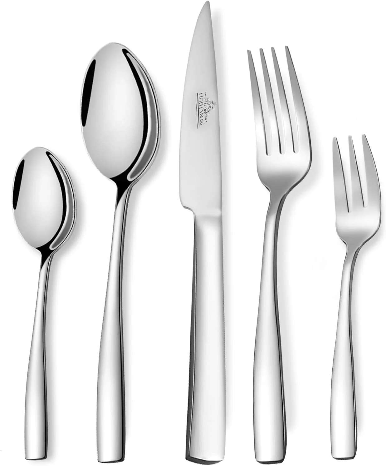 72-teiliges Besteckset aus glänzendem 18/10-Edelstahl für 12 Personen. Spülmaschinenfest & langlebig. Perfekt für jede Gelegenheit - Image 7
