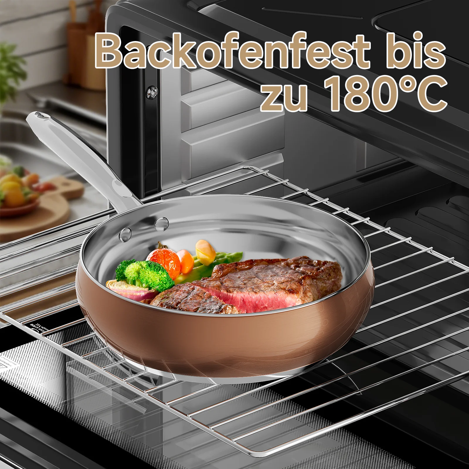 Scheffler 10-teiliges Edelstahl Topfset mit Deckeln, induktionsgeeignet, passend für alle Herdarten - Image 7