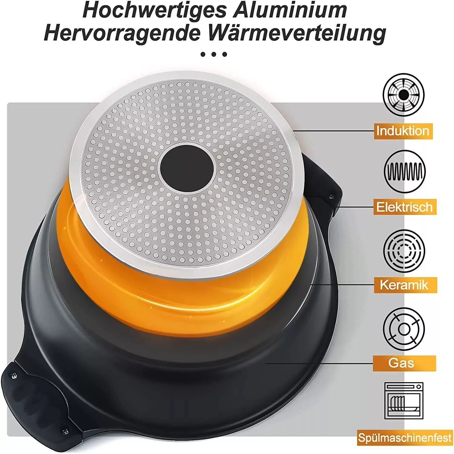 Scheffler Tajine-Topf – Marokkanische Tajine 28 cm Antihaftbeschichtung aus Aluminium mit konischer Form - Image 10