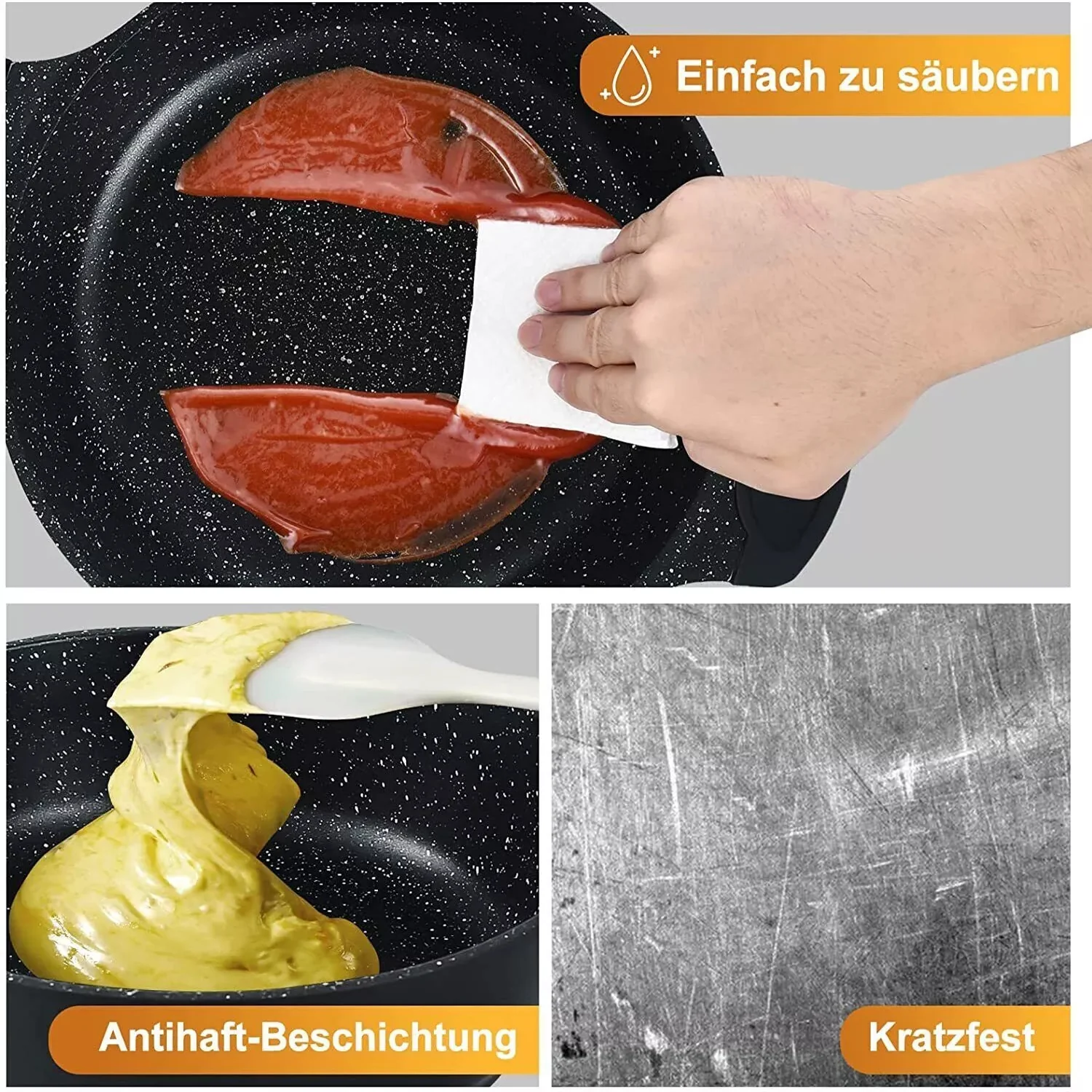 Scheffler Tajine-Topf – Marokkanische Tajine 28 cm Antihaftbeschichtung aus Aluminium mit konischer Form - Image 3