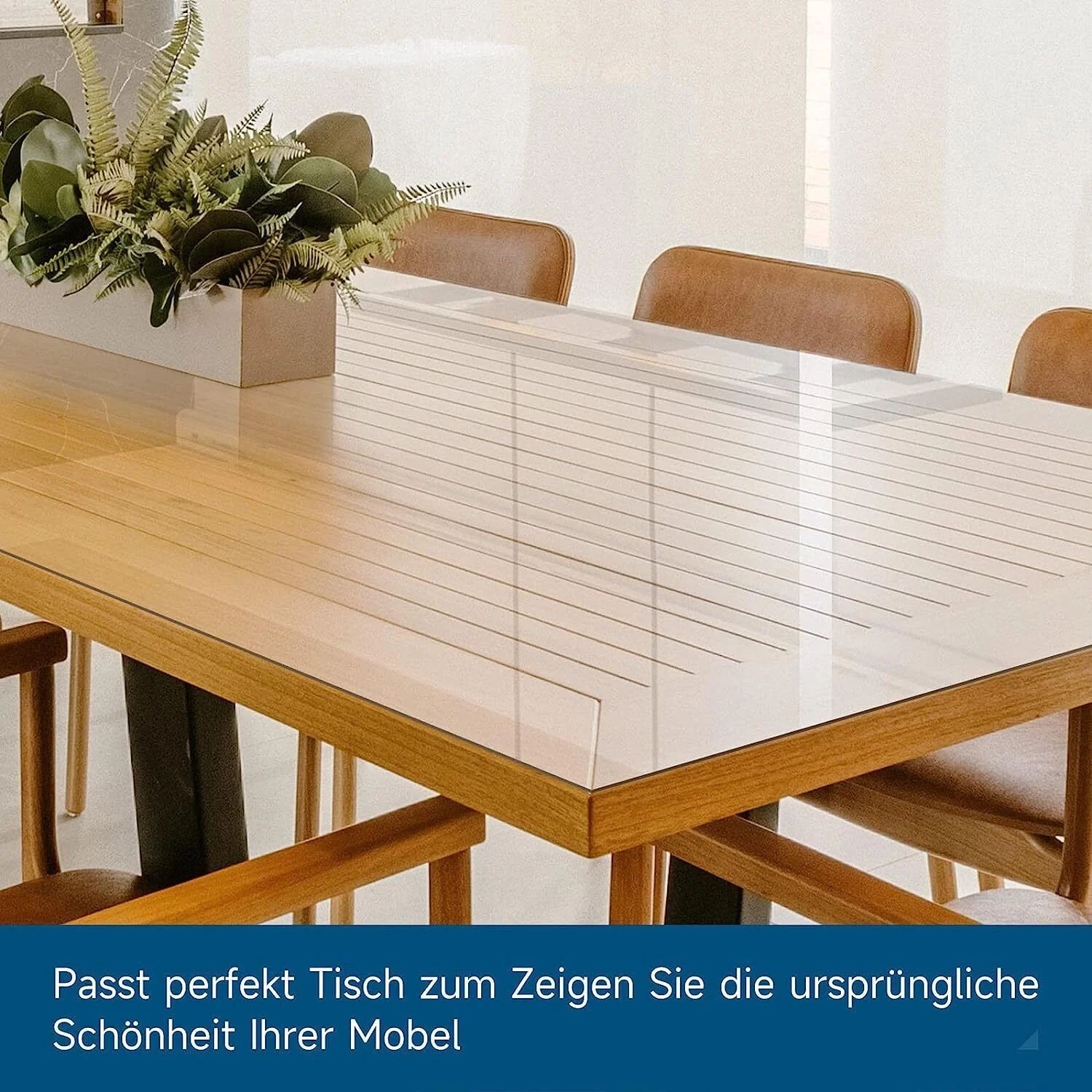 Tischfolie Tischdecke transparent Schutzfolie Tischschutz Tischmatte 1.8mm PVC - Image 5
