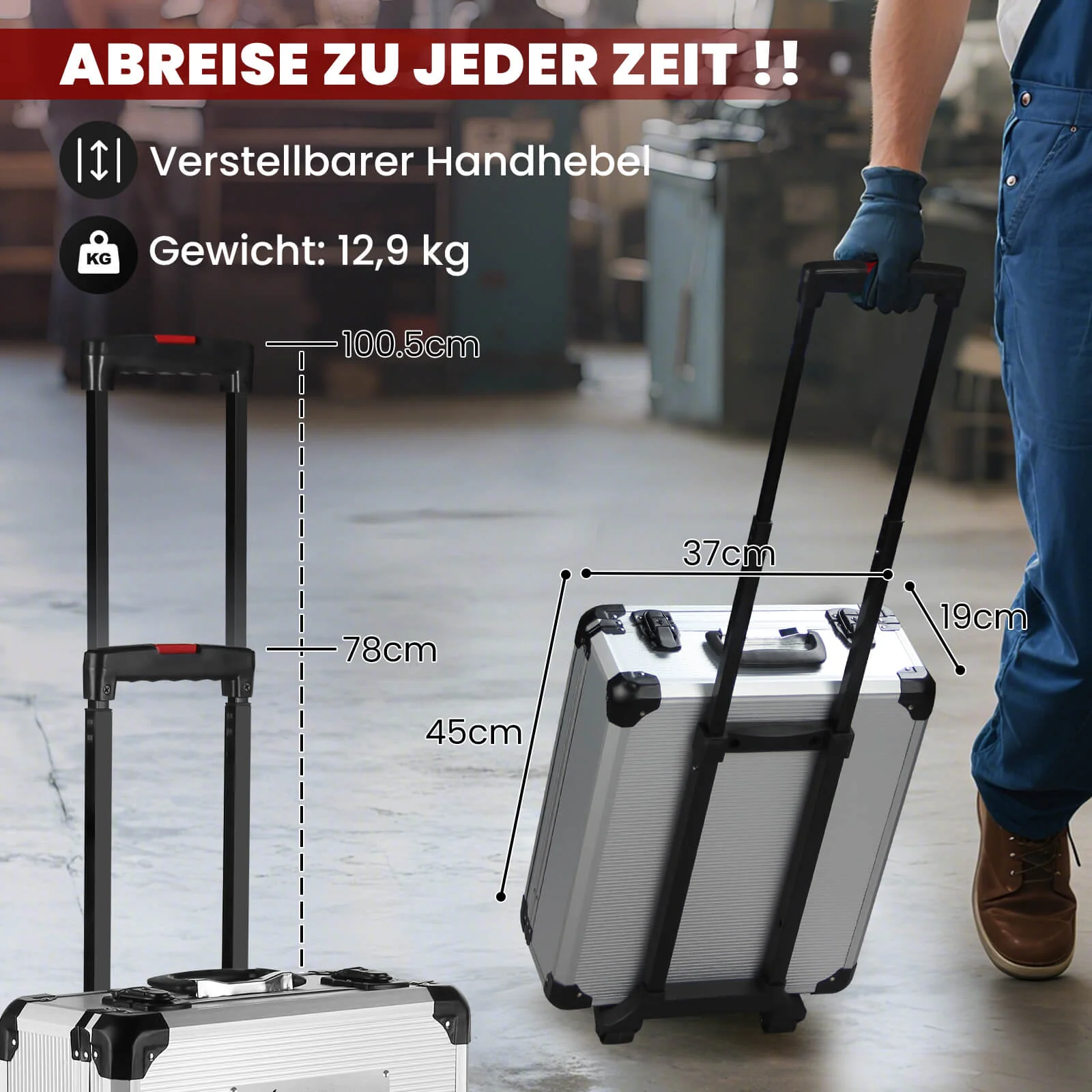 409-Teiliges Universal Werkzeugset mit Aluminiumkoffer - Image 7